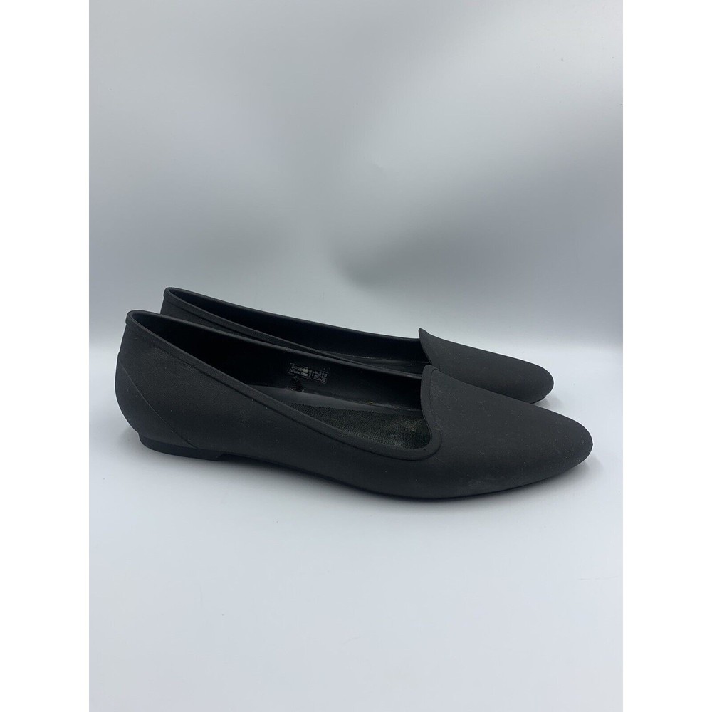CROCS Eve Iconic ballet flats comfort pointed toe Slip on Black Women's 11 - Picture 3 of 8